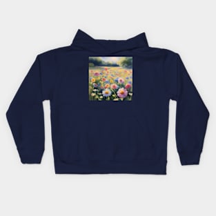 Flower field Kids Hoodie